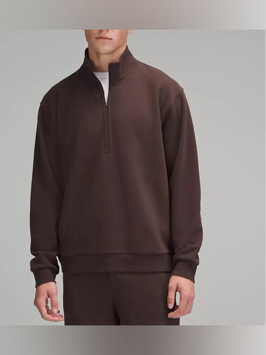 Lululemon Men’s Steady State Half Zip Crewneck Sweater Sweatshirt